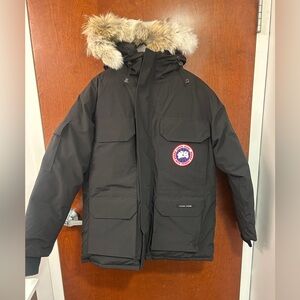 Canada Goose Expedition Medium Fusion Fit black Jacket with fur new with tags